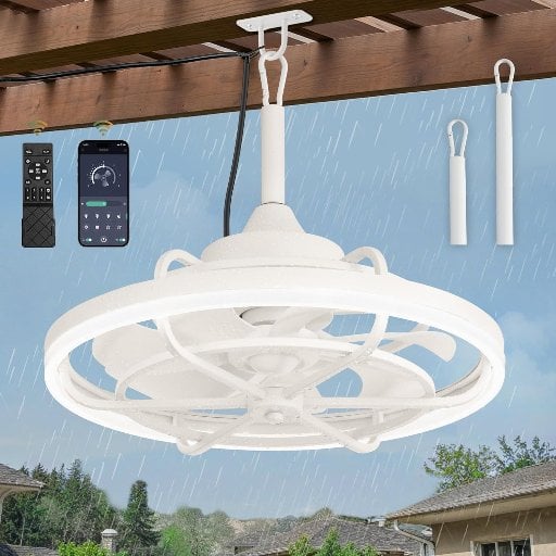 20" Outdoor Ceiling Fans with Light Deal