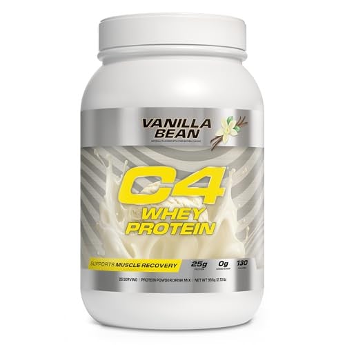 C4 Cellucor Whey Protein Powder, Vanilla Bean - 28 Servings Deal