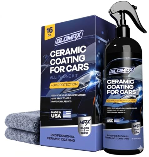GLOMAX Premium Ceramic Coating for Cars with UV Protection 16 oz Deal