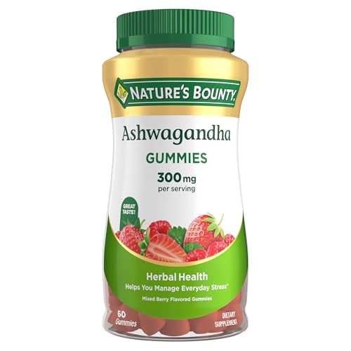 Nature's Bounty Ashwagandha Gummies 60-Count (Mixed Berry) Deal