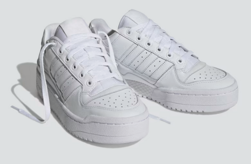 adidas women Forum Bold Stripes Shoes Cloud White / Cloud White / Core Black Deal