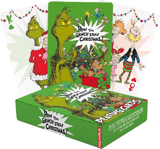 AQUARIUS Grinch Playing Cards