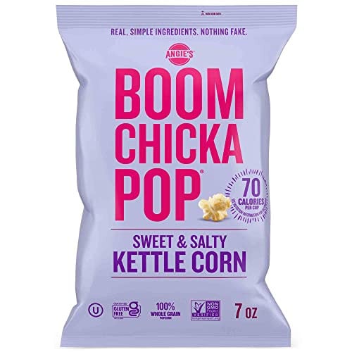 BOOMCHICKAPOP Sweet and Salty Kettle Corn Popcorn 7-Oz 2-Pack Deal