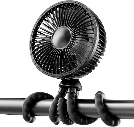 Gaiatop 4000mAh Oscillating Mini Personal & Stroller Fan Deal