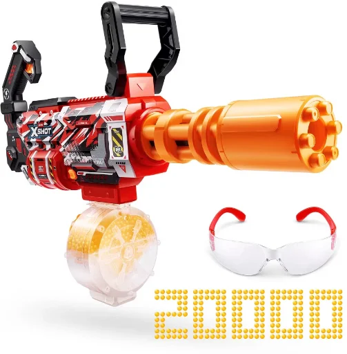 XSHOT Hyper Gel Red Gatlin 20000 Toy Blaster