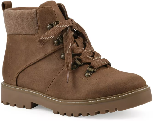 Cliffs by White Mountain Women's Connie Lace-Up Boots