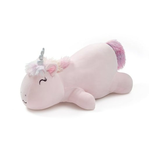 Your Zone Kids Unicorn Weighted Plush Pillow, 20″ x 7″