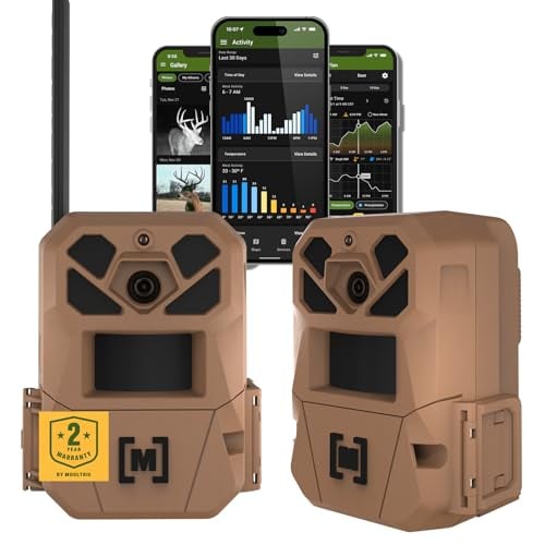 Moultrie Edge 3 Cellular Trail Camera 2-Pack w/ 40MP & 0.5s Trigger Deal