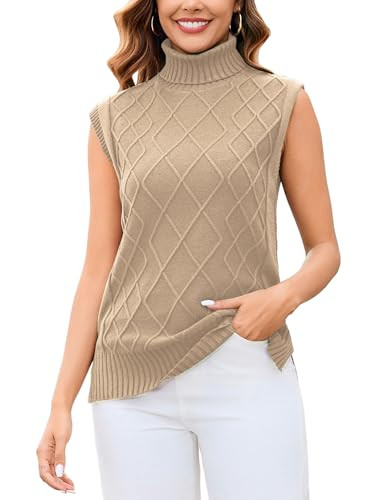 Womens Sleeveless Pullover Sweater Vest