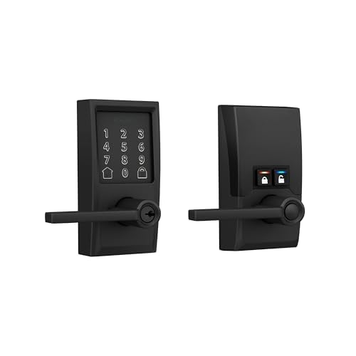 Schlage Encode Smart WiFi Lock Lever Handle Century Trim Matte Black Deal