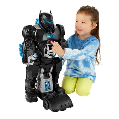 Fisher-Price Imaginext DC Super Friends Batman Toy Bat-Tech Batbot Playset 2-Ft-Tall