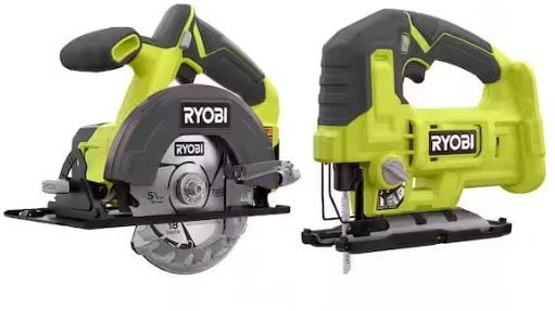 RYOBI ONE+ 18V Cordless 2-Tool Combo Kit with 5-1/2 in. Circular Saw and Jig Saw Deal