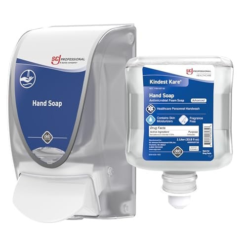 SC Johnson Professional Kindest Kare Advanced Hand Soap Starter Kit w/ Soap Dispenser & 1L Soap Cartridge