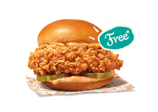 Popeyes Free Chicken Sandwich (Via App)
