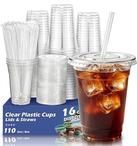 Voatree 16-Pack Disposable BPA-Free Smoothie Cups