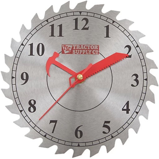 YMMV | Tractor Supply Saw Blade Workshop Clock Deal