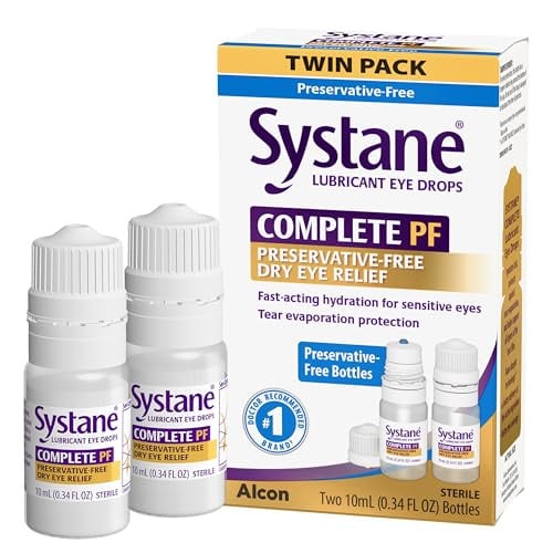 Systane Complete PF Lubricating Eye Drops 0.3 Fl Oz 2 Count Deal