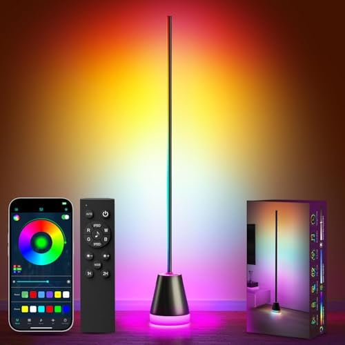 Keepsmile Smart RGB LED Corner Floor Lamp 172 LEDs Deal