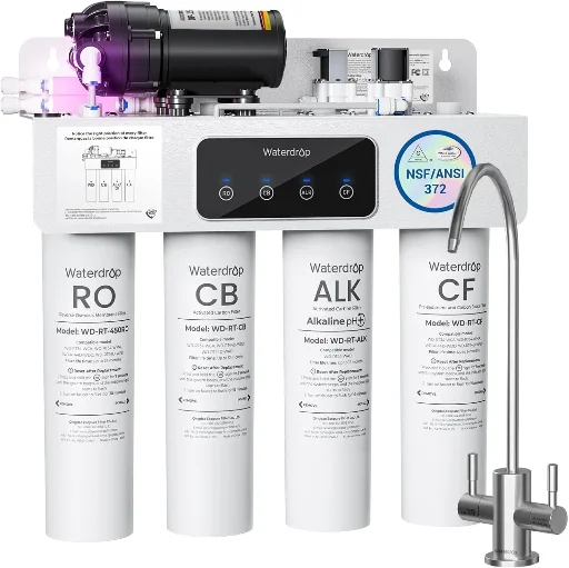 Waterdrop WD-T4-A Alkaline pH+ Reverse Osmosis Water Filter (Certified Refurbished)