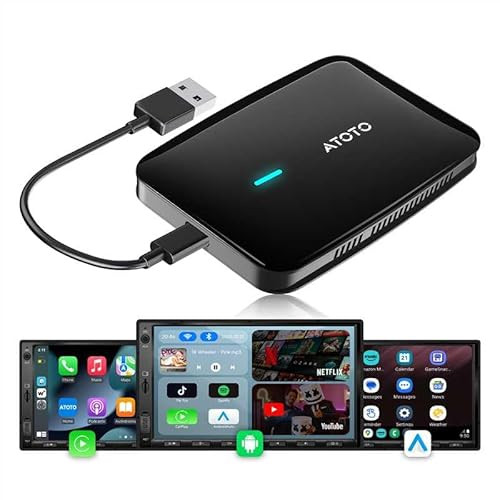 Magic AI Box Wireless CarPlay Adapter with 2GB RAM and 16GB Storage