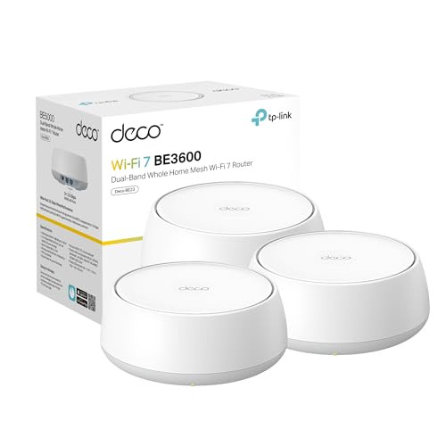 3-Pack TP-Link Dual-Band BE3600 WiFi 7 Mesh Wi-Fi System (Deco BE23)