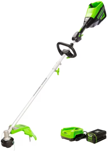 Greenworks 80V 16 In Brushless String Trimmer w/ 2.5Ah Battery & Rapid Charger