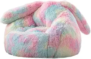 Giant Fluffy Bunny Plush Bean Bag