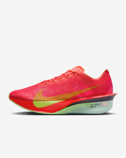 Nike Vaporfly 4 Road Racing Shoes (Bright Crimson/Mint Foam/Cave Purple/Lime Blast)