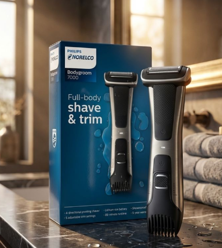 Philips Norelco Bodygroom Series 7000 Rechargeable Electric Trimmer Deal