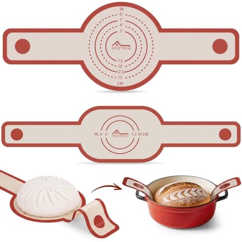 HOTEC 2-Piece 0.7MM Silicone Bread Sling for Dutch Oven Deal