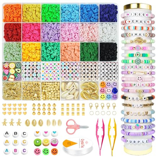 Clay Beads Bracelet Making Kit