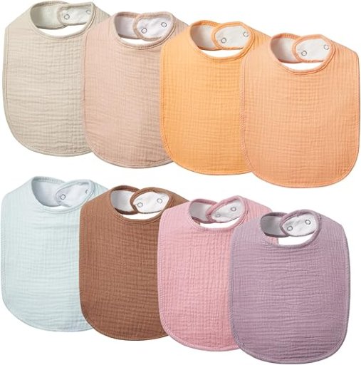 Drool Bibs 8-Pack