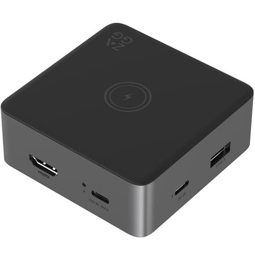 ZAGG 4-Port USB-C Hub with 100W PD, 4K HDMI, 10Gbps USB, and Wireless Charging