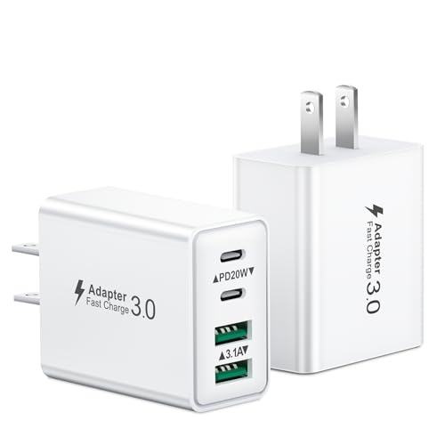 USB-C 40W 4-Port Fast Charging Block 2-Pack Deal