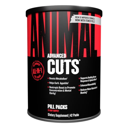 Animal Cuts Thermogenic Fat Burner Complex for Men & Women 42 Pill Packs