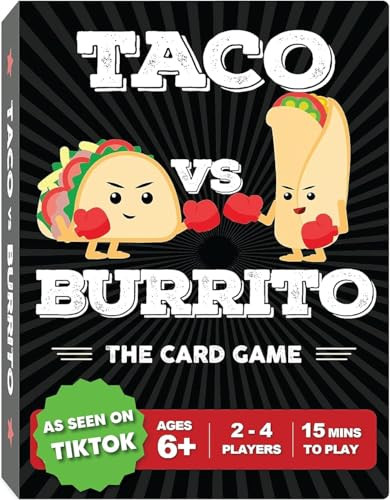 Taco vs Burrito Strategic Family Friendly Card Game