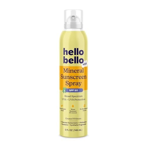 Hello Bello Kids SPF 50 Mineral Sunscreen Spray 5-Ounce Deal