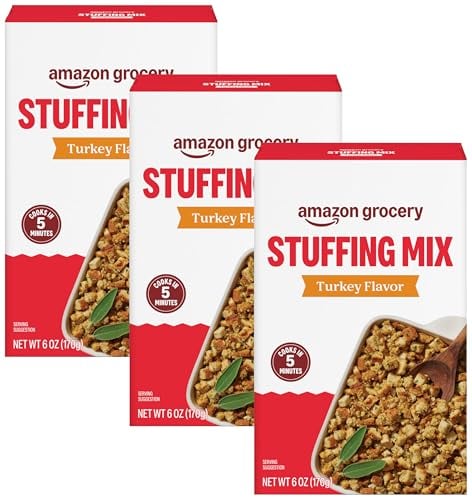 Amazon Fresh Stuffing Mix Turkey Flavor 6 Oz (Pack of 3) Deal