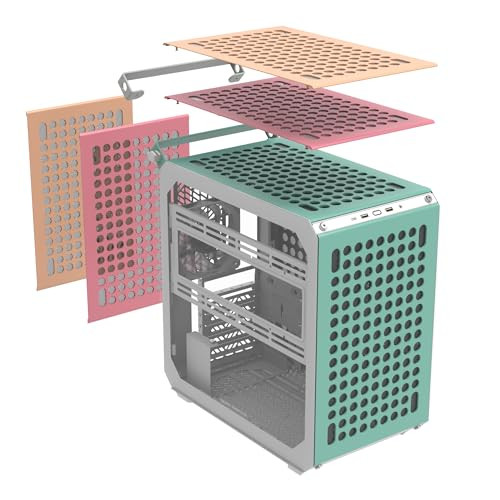 Cooler Master QUBE 500 Flatpack Macaron Gaming PC Case