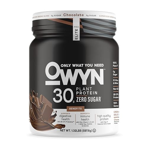 OWYN Vegan Protein Powder 1.32-Lb (Chocolate)