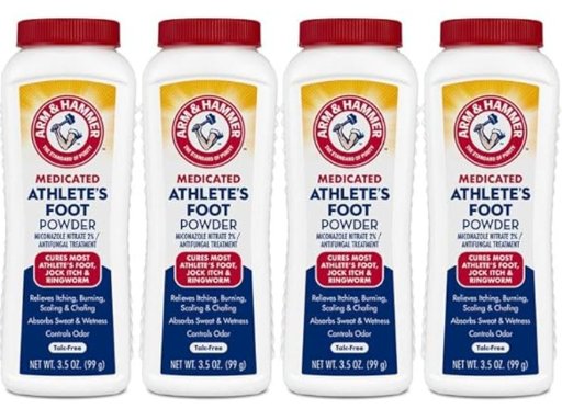 Arm & Hammer Athlete's Foot Powder 4-Pack 3.5-Oz