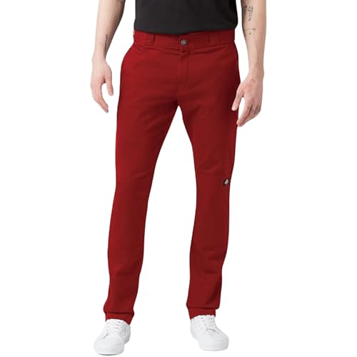 Dickies Men's Skinny Straight Double Knee Pants