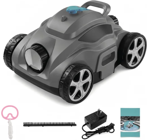 Cordless Pool Vacuum Robot Self-Parking Auto Clean Deal