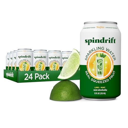 24-Pack 12-Oz Spindrift Sparkling Water (Nojito)