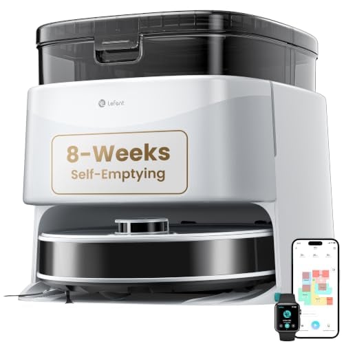 Lefant Robot Vacuum and Mop 12000Pa Suction 90-Day Self-Emptying Deal
