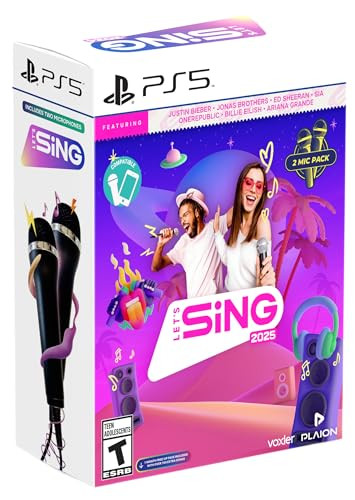 Let’s Sing 2025 (2 mic bundle) (PlayStation 5)