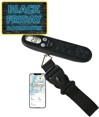 Slide Innovations "Find My" Luggage Tracker (Apple) and Digital Scale