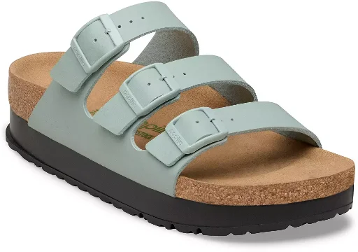 Birkenstock Women's Florida Flex Platform Sandals (Sage) Deal