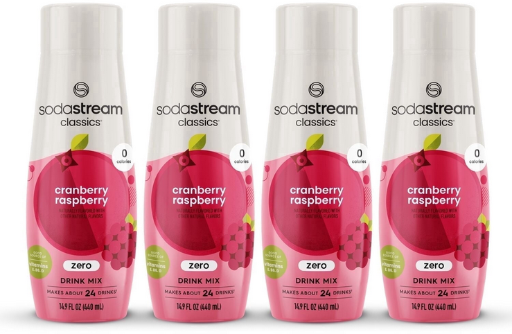 SodaStream Classics Zero Drink Mixes 4-Pack Deal