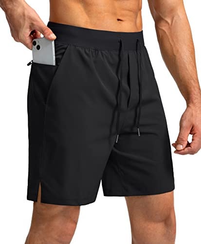Soothfeel Men's 7" Running Shorts w/ Zipper Pockets Deal
